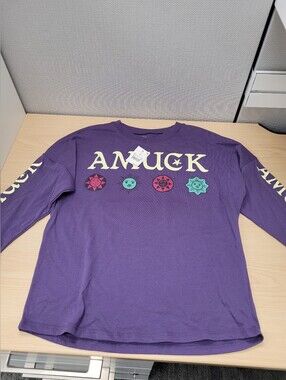 Disney Kid's Hocus Pocus Purple Amuck Long Sleeve T-Shirt Sz M (7/8)